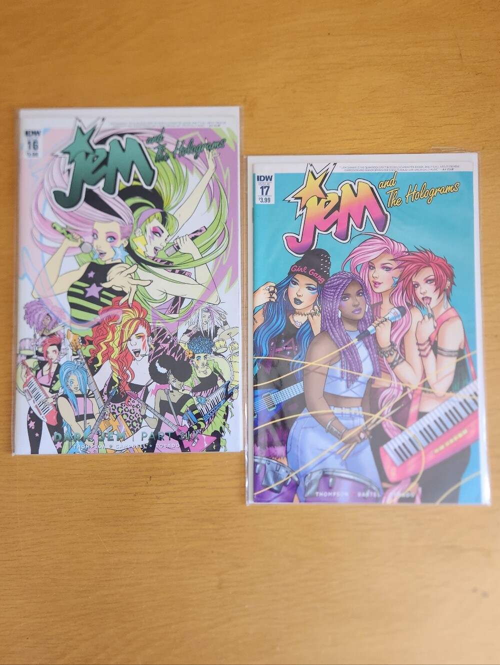 Jem and the Holograms #16, #17 - Comic Books (Lot of 2) 